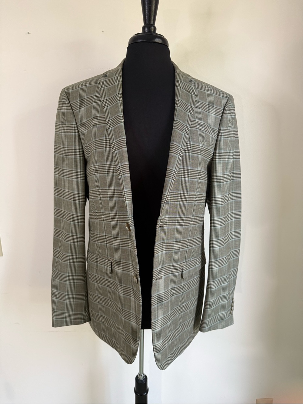 Moods of Norway grey/green Glen Plaid Sport Coat